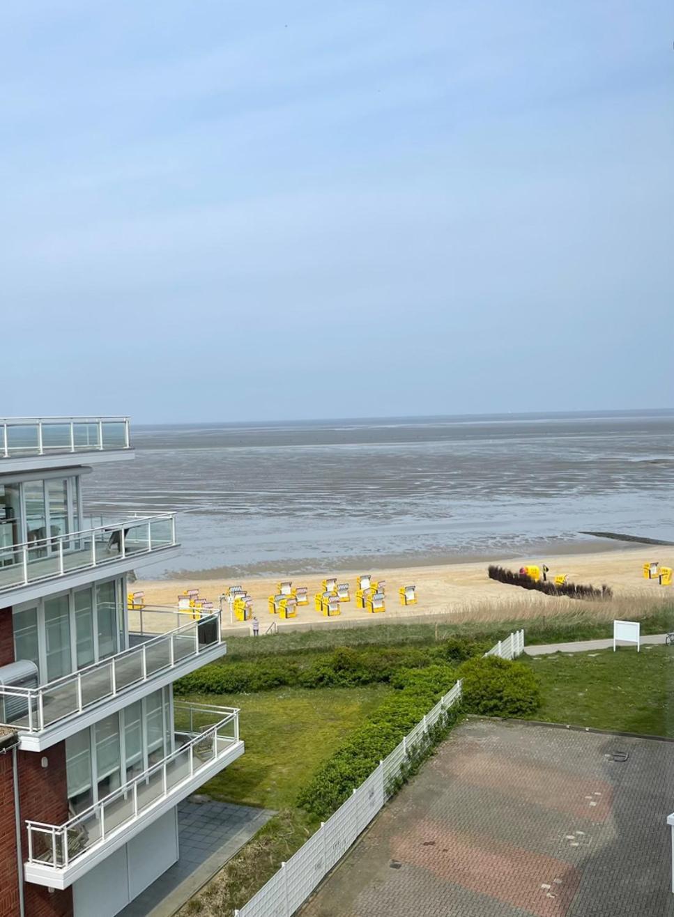 Traumhafte Ferienwohnung - Direkter Meerblick - 50M Zum Strand In Cuxhaven Duhnen In 1A Lage Im Haus Seehuette ภายนอก รูปภาพ