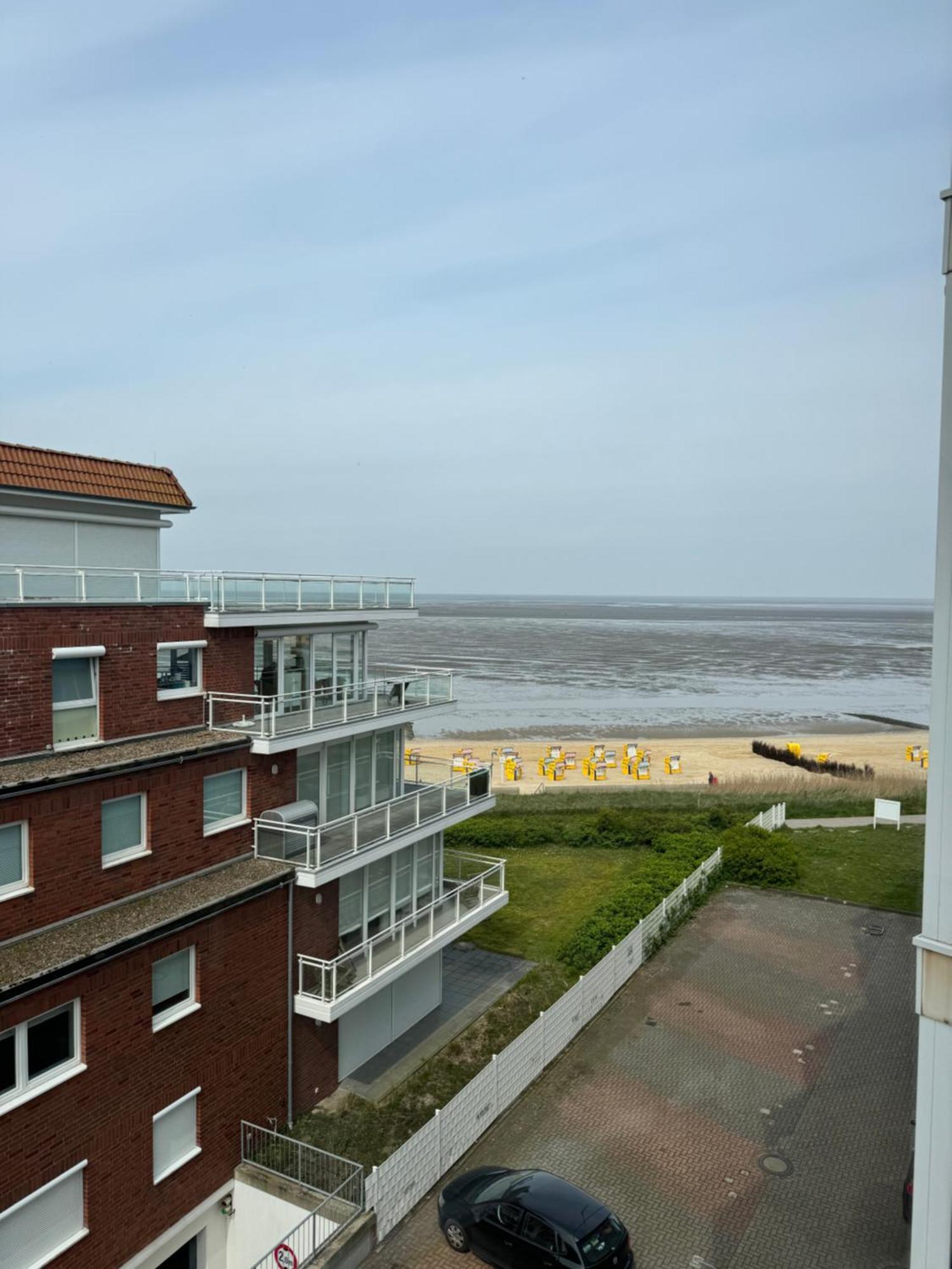 Traumhafte Ferienwohnung - Direkter Meerblick - 50M Zum Strand In Cuxhaven Duhnen In 1A Lage Im Haus Seehuette ภายนอก รูปภาพ