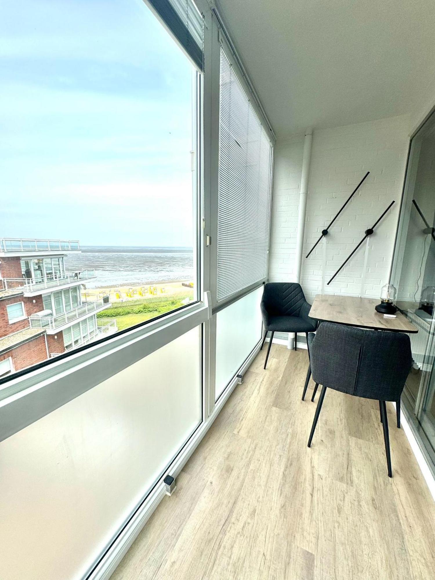 Traumhafte Ferienwohnung - Direkter Meerblick - 50M Zum Strand In Cuxhaven Duhnen In 1A Lage Im Haus Seehuette ภายนอก รูปภาพ